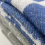 Cotton blanket Winter Inspiration SoundSleep blue 140x200 cm