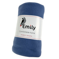 Plaid Emily Levity fleece 125x150 cm blue-gray (94190861)