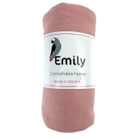 Плед Emily Levity флисовый 125х150 см розовый (94190526)