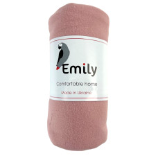 Плед флісовий Levity ТМ Emily рожевий 125х150 см