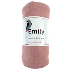 Плед Emily Levity флісовий 125х150 см рожевий (94190526)