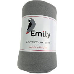 Плед Emily Levity флісовий 125х150 см сірий (94190915)