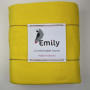 Fleece blanket Comfort ТМ Emily yellow 150x150 cm