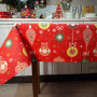 Tablecloth SoundSleep Christmas Balls new waterproof 110x140 cm red (2800004658577)