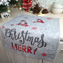 SoundSleep Merry Christmas waffle kitchen towel 45x60 cm gray-red (2800004667210)