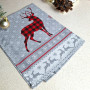 Kitchen towel SoundSleep Winter Mood Christmas waffle 45x60 cm gray-red (2800004667227)