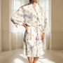 Robe SoundSleep Muslin Flowers Kimono muslin S/M white (2800004590426)