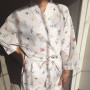 Robe SoundSleep Muslin Flowers Kimono muslin S/M white (2800004590426)