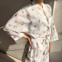 Robe SoundSleep Muslin Flowers Kimono muslin S/M white (2800004590426)