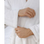 Отельный махровый халат Кимоно Crystal SoundSleep белый унисекс L-XL