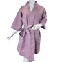 Women's waffle robe SoundSleep pink S