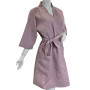 Women's waffle robe SoundSleep pink L