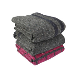 Vladi Army woolen blanket 140x205 cm in assortment (B606655)