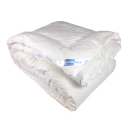 Ковдра SoundSleep Woolen Gold  зимова вовняна тик 200х220 см 450г молочна (2800004643580)