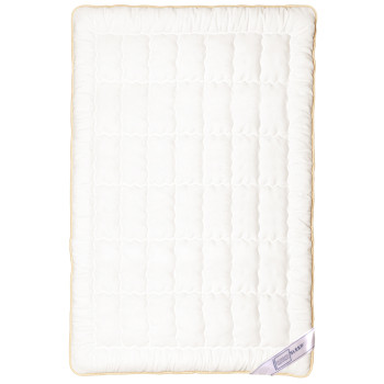 Одеяло SoundSleep Woolen Gold зимнее шерстяное тик 140х205 см 450г молочное (2800004643573)