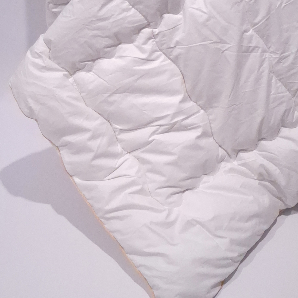 Одеяло SoundSleep Woolen Gold зимнее шерстяное тик 155х215 см 450г молочное (2800004918657)