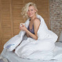 Down blanket SoundSleep Cloud 90% gray down demi-season 200х220 cm 1000g 