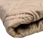 Double-sided bedspread Soft Dream SoundSleep beige-vanilla 220x240 cm