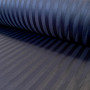 Тканина сатин-страйп Dark Blue темно-синій 145 г/м2, Туреччина, ширина 240 см (рулон 30 м)