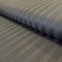 Тканина сатин-страйп Graphite графітовий 145 г/м2, Туреччина, ширина 240 см (рулон 30 м)