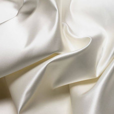 Fabric satin milky 125 gm2
