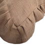 Decorative pillowcase with ruffles Muslin Coffee SoundSleep 45x45 cm