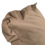 Decorative pillowcase with ruffles Stonewash Coffee SoundSleep 45x45 cm