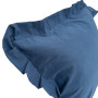 Decorative pillowcase with ruffles Stonewash Dark Blue SoundSleep 45x45 cm