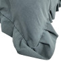Decorative pillowcase with ruffles Stonewash Graphite SoundSleep 45x45 cm