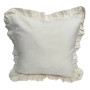 Decorative pillowcase with ruffles Stonewash Milk SoundSleep 45x45 cm