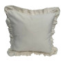 Decorative pillowcase with ruffles Stonewash Milk SoundSleep 45x45 cm