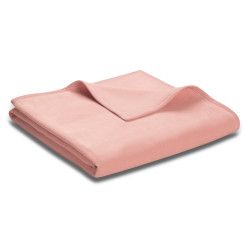 Плед Biederlack Uno Cotton rosa 743312 бавовняний 140х180 см рожевий (743312)