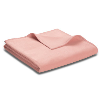 Плед Biederlack Uno Cotton rosa 743312 хлопковый 140х180 см розовый (743312)