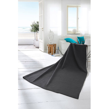 Biederlack Thermosoft anthrazit fleece blanket 220x240 cm dark gray (anthracite) (610768)