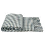 Plaid Vladi Palermo No. 2 semi-woolen 140x200 cm white-gray-blue (B602701)