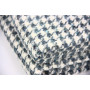 Plaid Vladi Palermo No. 2 semi-woolen 140x200 cm white-gray-blue (B602701)