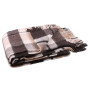 Plaid Vladi Metro 1 Jolly semi-woolen 170x210 cm white-beige-brown (Метро Jolly бел-беж-кор 170х210)