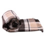 Plaid Vladi Metro 1 Jolly semi-woolen 170x210 cm white-beige-brown (Метро Jolly бел-беж-кор 170х210)