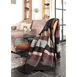 Biederlack Wohndecke Exact cotton plaid 220x240 cm brown (796257)