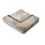 Plaid Biederlack Italian collection Composition Stone 799661 cotton 150x200 cm beige-gray (799661)