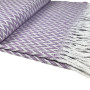 Plaid Vlada Valencia Antonio cotton 140x200 cm white-lilac (2800004497282)