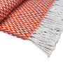 Plaid Vladi Valencia Antonio cotton 140x200 cm white-orange (2800004497275)