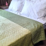 Bedspread SoundSleep Tenderness Quilted Velour 150x220 cm Olive (2800004482011)