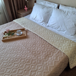 Bedspread SoundSleep Soft Dream double-sided 200x220 cm beige-vanilla (94396119)