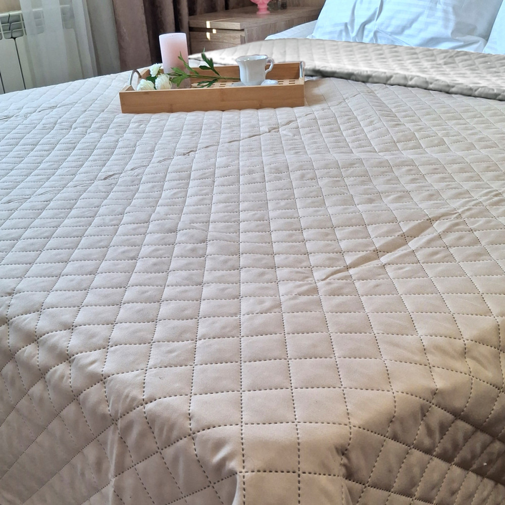 Bedspread SoundSleep Soft Dream double-sided 160x220 cm beige (2800004883764)