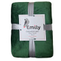 Плед Emily Manner велсофт 150х200 см 300 гм2 Dark Green (94326222)