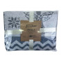 Gray New Year's cotton blanket SoundSleep Angels 140x200 cm