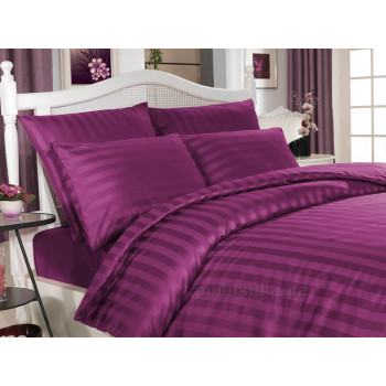 Altinbasak Mor satin-jacquard bedding set One and a half 160x220 cm purple (m016303)