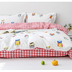 Bedding set Love You TL-190720 VIP satin-light Euro 200x220 cm white-red (m015900)