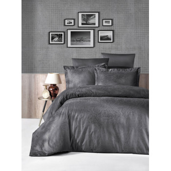 First choice Tecna fume jacquard Euro bedding set 200x220 cm gray (m016391)